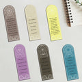 Bible Quote Paper Bookmarks Set (30 Pack)