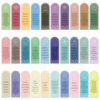 Bible Quote Paper Bookmarks Set (30 Pack)