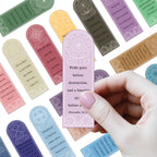 Bible Quote Paper Bookmarks Set (30 Pack)