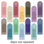Bible Quote Paper Bookmarks Set (30 Pack)