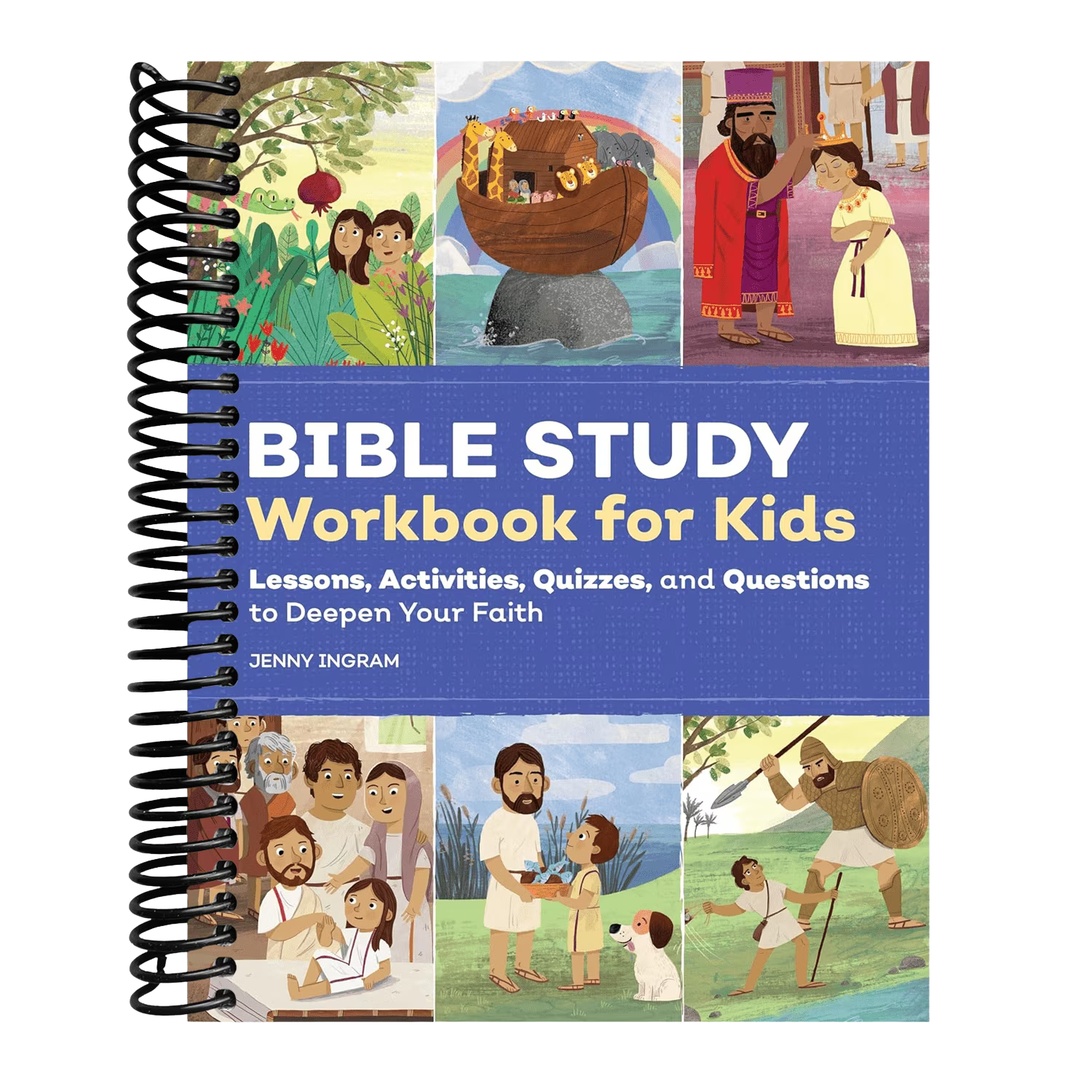 Bible Study Workbook for Kids: Lessons, Activities, Quizzes, and Questions